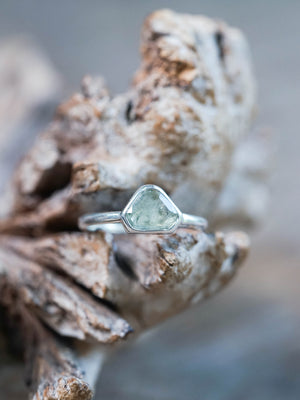 Montana Sapphire and Diamond Ring in Silver