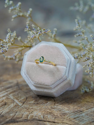 Mystical Sapphire Ring in Gold - Size 6.5 - Gardens of the Sun | Ethical Jewelry