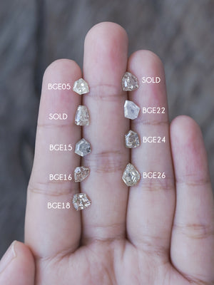 Custom Shield Diamond Ring