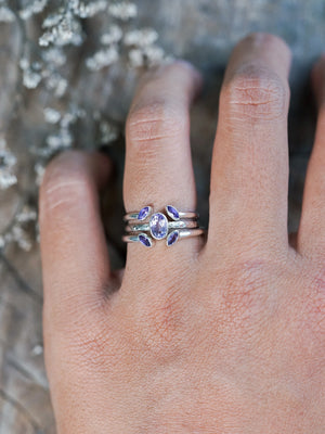 Open Amethyst Ring