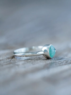 Open Emerald Leaf Ring - Gardens of the Sun | Ethical Jewelry