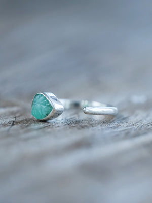 Open Emerald Leaf Ring - Gardens of the Sun | Ethical Jewelry