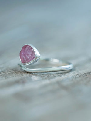 Open Tourmaline Leaf Ring
