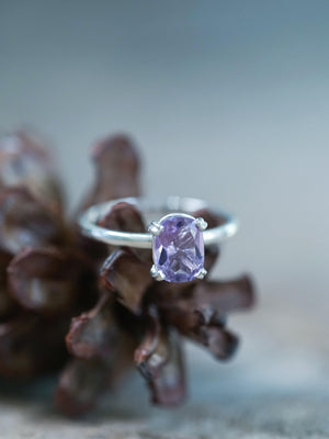 Oval Amethyst Ring - Gardens of the Sun | Ethical Jewelry