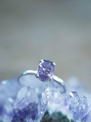 Oval Amethyst Ring - Gardens of the Sun | Ethical Jewelry