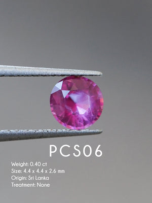 Custom Pink Sapphire Ring in Gold