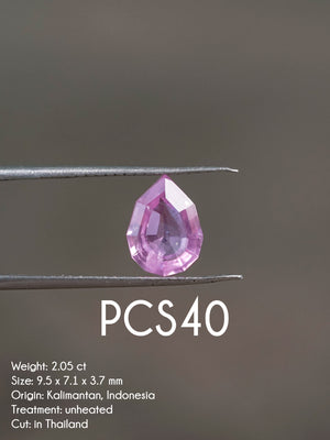 Custom Pink Sapphire Ring in Gold