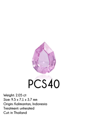 Custom Pink Sapphire Ring in Gold