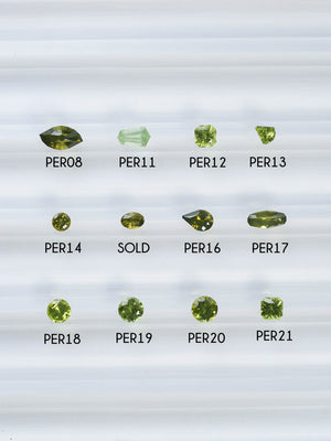 Custom Peridot Ring in Gold