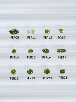 Custom Peridot Ring in Gold