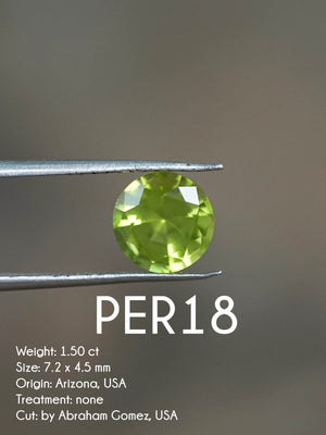 Custom Peridot Ring in Gold