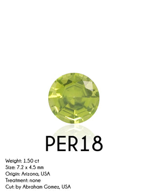 Custom Peridot Ring in Gold