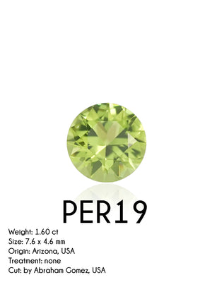 Custom Peridot Ring in Gold