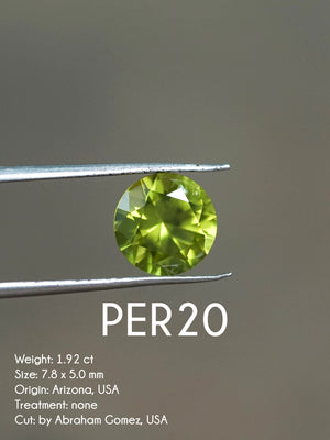 Custom Peridot Ring in Gold