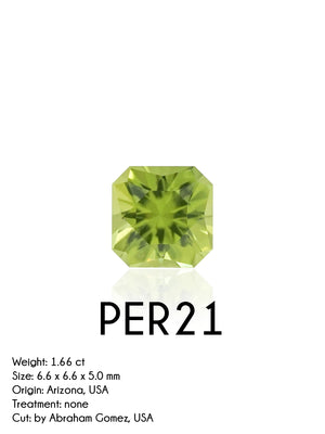 Custom Peridot Ring in Gold