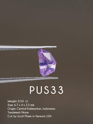 Custom Purple Sapphire Ring in Gold - Gardens of the Sun | Ethical Jewelry