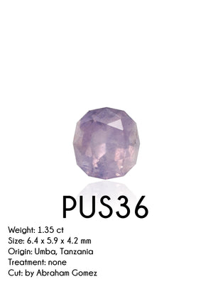 Custom Purple Sapphire Ring in Gold