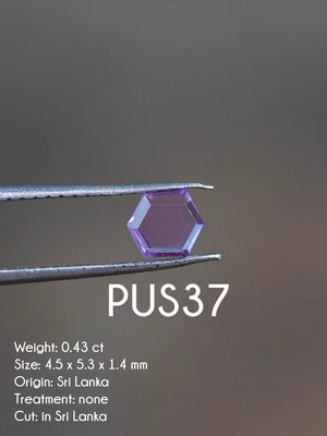 Custom Purple Sapphire Ring in Gold