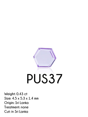 Custom Purple Sapphire Ring in Gold