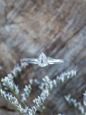 Pear Topaz Ring - Gardens of the Sun | Ethical Jewelry