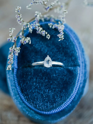 Pear Topaz Ring - Gardens of the Sun | Ethical Jewelry