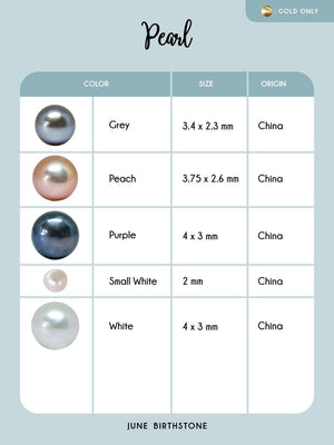 Custom Birthstone Stud Earrings in Silver - Gardens of the Sun | Ethical Jewelry