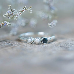 Pearl and Sapphire Ring