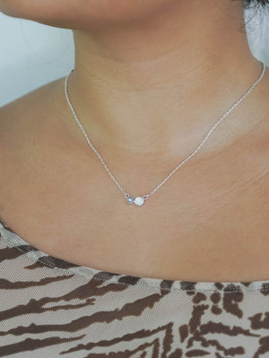 Pearl and Moonstone Necklace