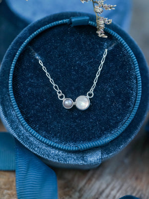 Pearl and Moonstone Necklace