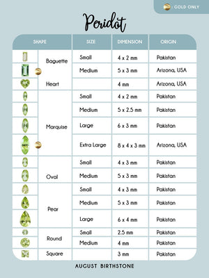 Custom Birthstone Stud Earrings in Gold - Gardens of the Sun | Ethical Jewelry