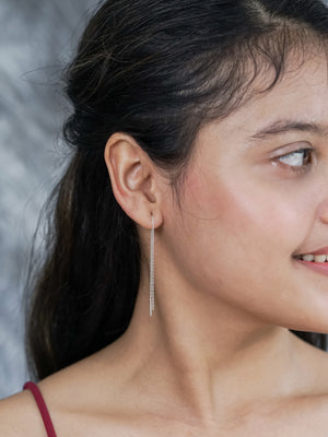 Plain Ear Threaders - Gardens of the Sun | Ethical Jewelry