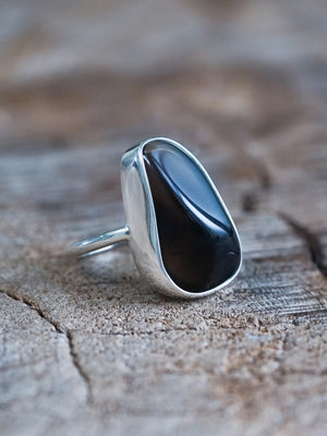 Plus Size Smoky Quartz Ring