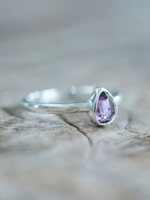 Rose Cut Pink Sapphire Ring - Gardens of the Sun | Ethical Jewelry