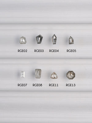 Custom Geometric Rose Cut Diamond Ring in Gold - Gardens of the Sun | Ethical Jewelry