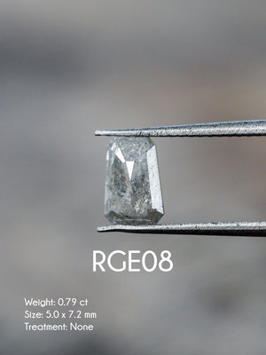 Custom Geometric Rose Cut Diamond Ring in Gold - Gardens of the Sun | Ethical Jewelry