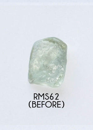 Custom Rose Cut Montana Sapphire Ring in Gold