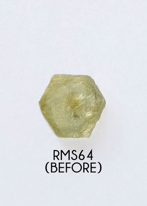 Custom Rose Cut Montana Sapphire Ring in Gold