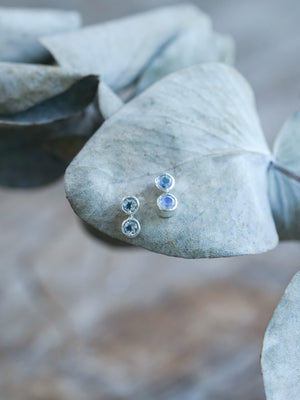 Rainbow Moonstone Earrings - Gardens of the Sun | Ethical Jewelry
