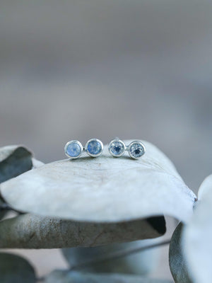 Rainbow Moonstone Earrings - Gardens of the Sun | Ethical Jewelry