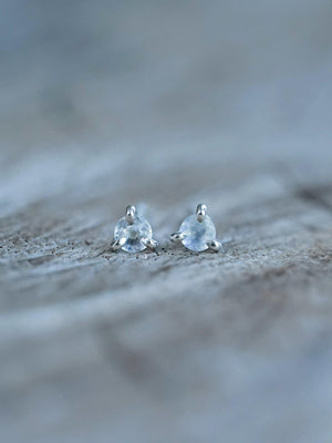 Rainbow Moonstone Earrings - Gardens of the Sun | Ethical Jewelry