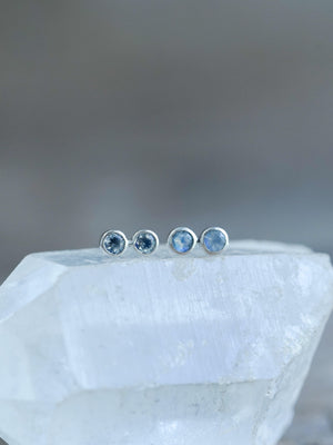 Rainbow Moonstone Earrings - Gardens of the Sun | Ethical Jewelry