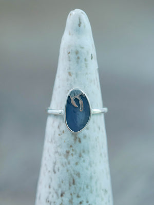 Recycled Sterling Silver Honey Drop Opal Ring