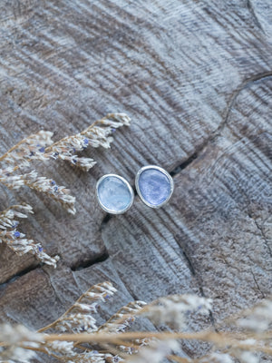 Rose Cut Iolite Earrings - Gardens of the Sun | Ethical Jewelry