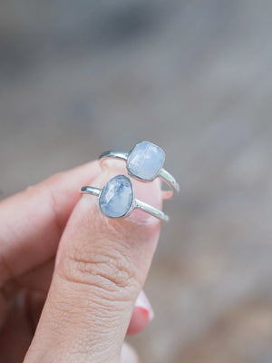 Rose Cut Moonstone Ring