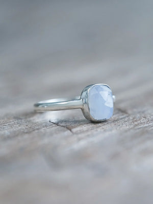 Rose Cut Moonstone Ring