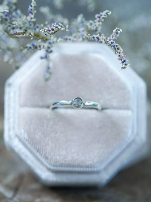 Rose Cut Sapphire Ring - Gardens of the Sun | Ethical Jewelry