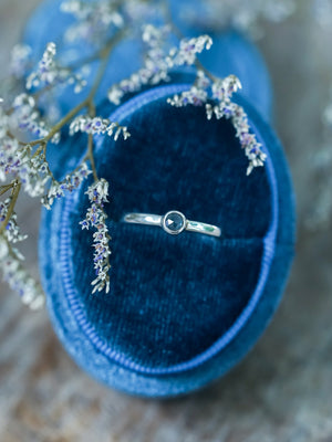 Rose Cut Sapphire Ring - Gardens of the Sun | Ethical Jewelry