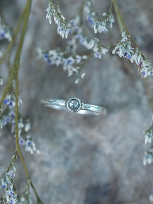 Rose Cut Sapphire Ring - Gardens of the Sun | Ethical Jewelry