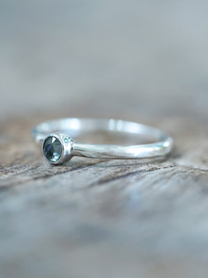 Rose Cut Sapphire Ring - Gardens of the Sun | Ethical Jewelry