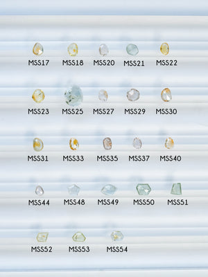 Custom Rose Cut Montana Sapphire Ring in Silver